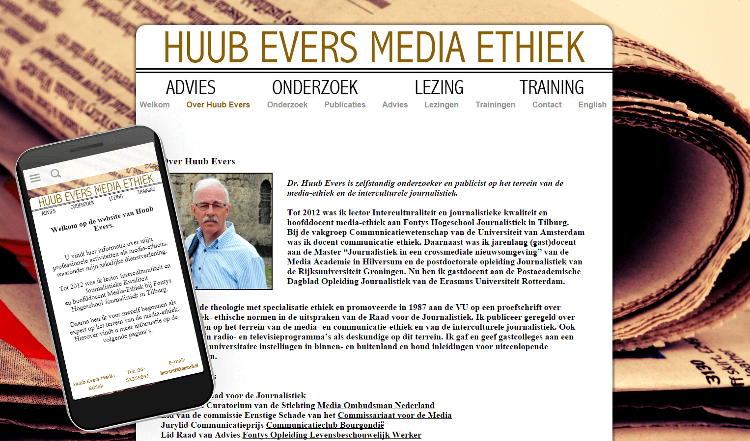 Huub Evers website